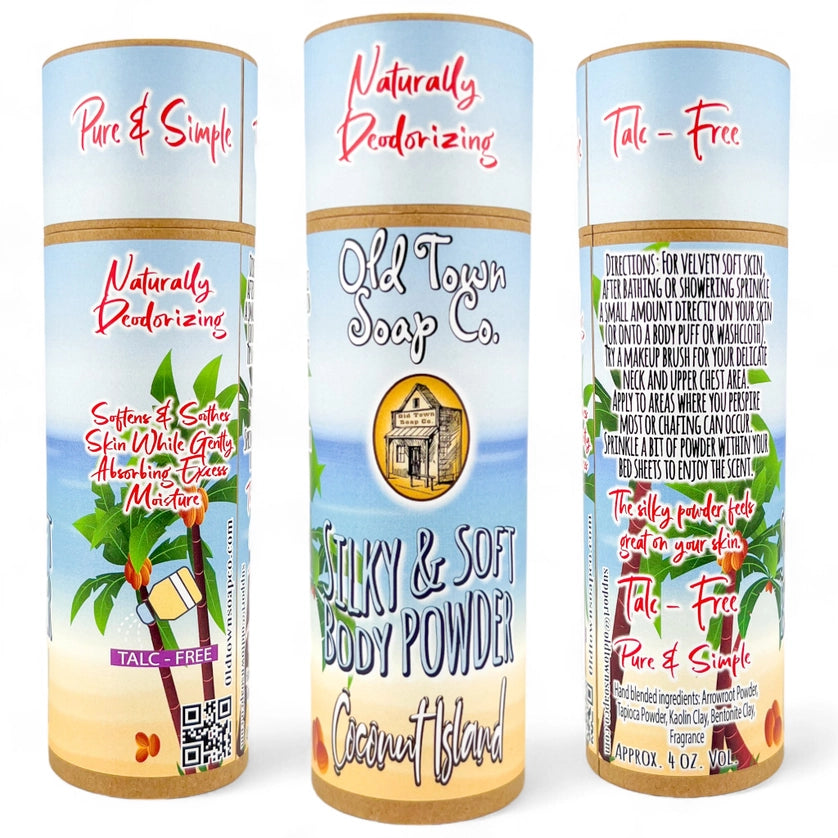 Coconut Island- Silky and Soft Body Powder