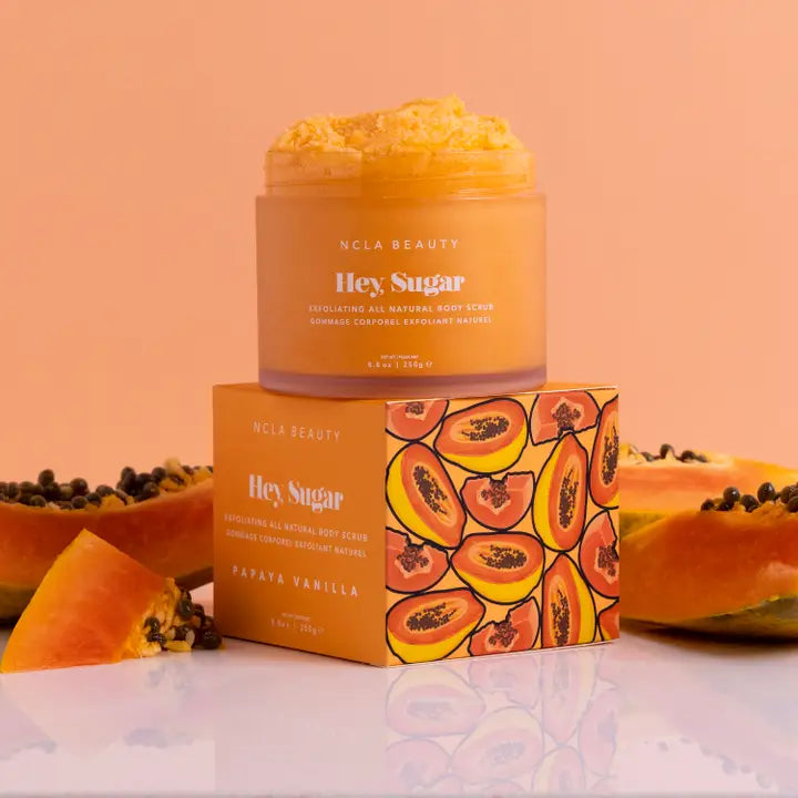 Hey, Sugar All Natural Body Scrub-Papaya Vanilla