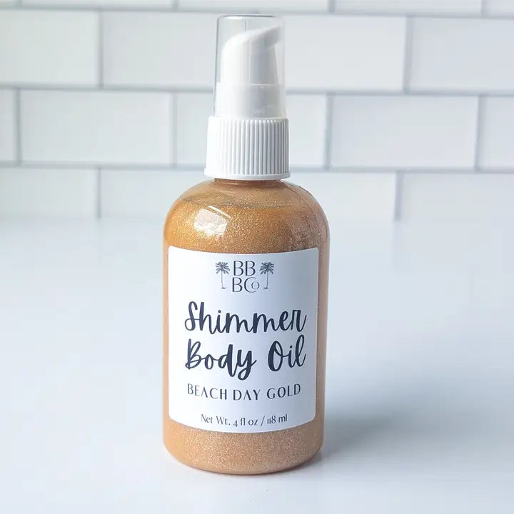Shimmer Body Oil- Beach Day Gold