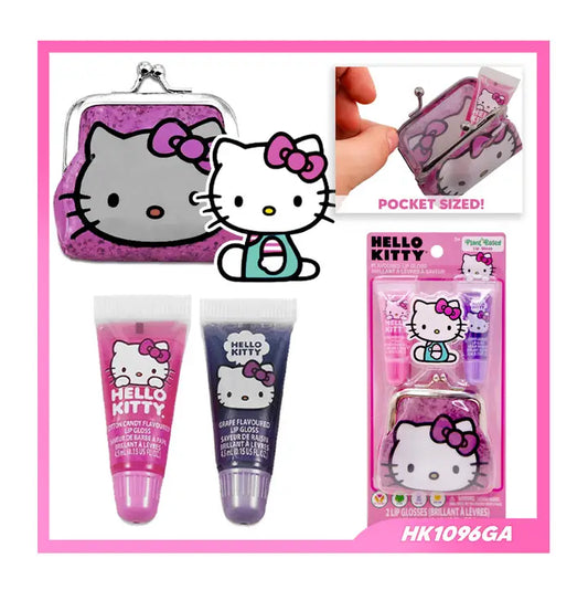 Hello Kitty 2pc Lip Gloss & Coin Purse