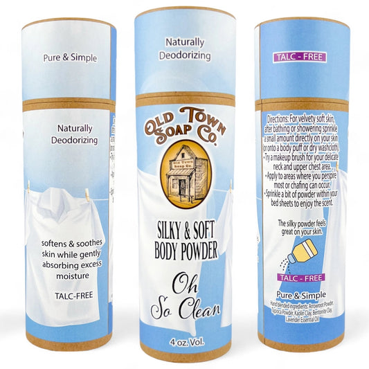 Oh So Clean- Silky & Soft Body Powder