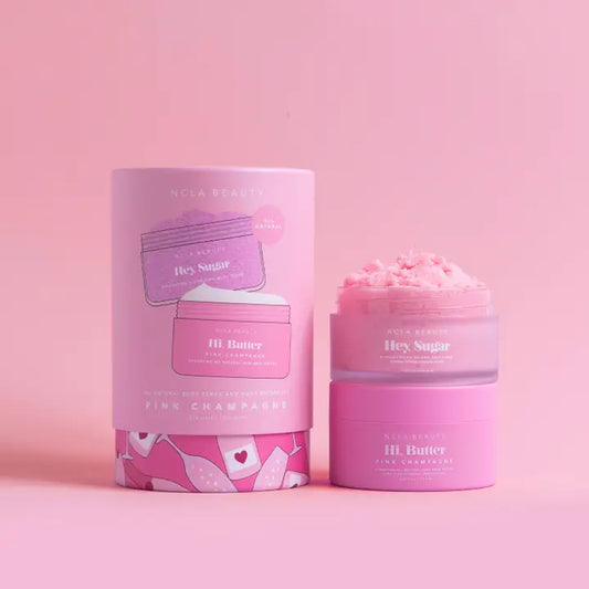Pink Champagne Body Butter+ Body Scrub