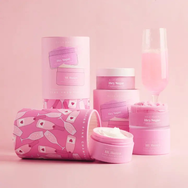 Pink Champagne Body Butter+ Body Scrub