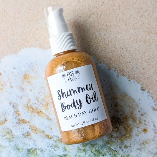 Shimmer Body Oil- Beach Day Gold